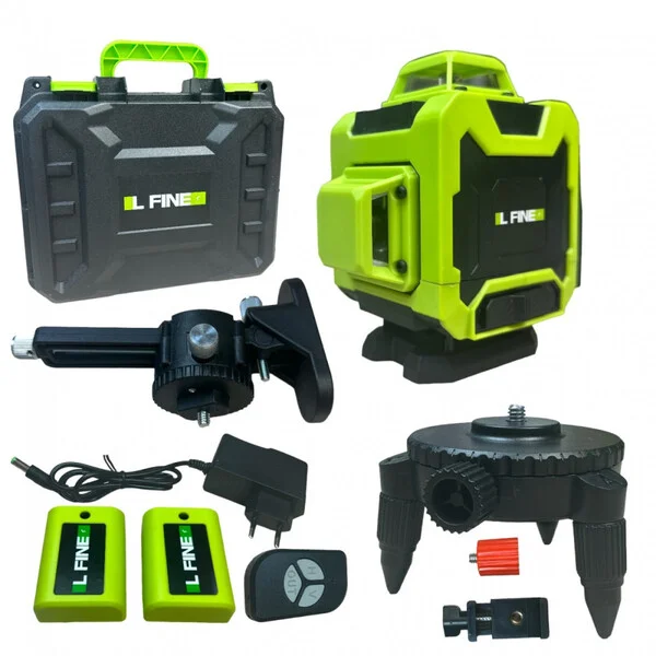 Лазерний рівень L FINE 4D Green 16 ліній (LFB4D)