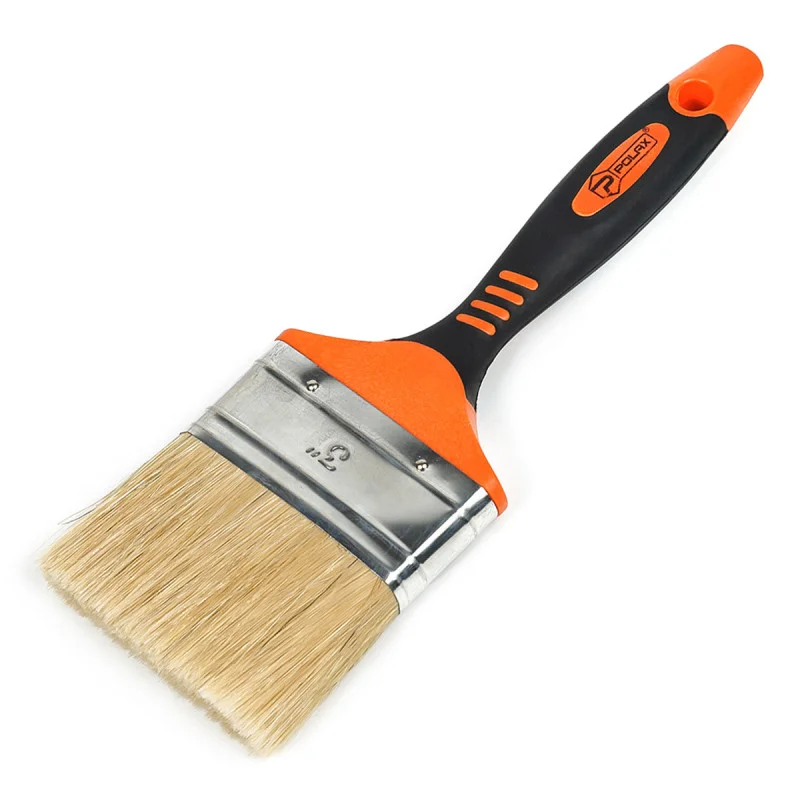 Пензель флейцевий Polax Elite 3" професійний – змішаний ворс для фарбування