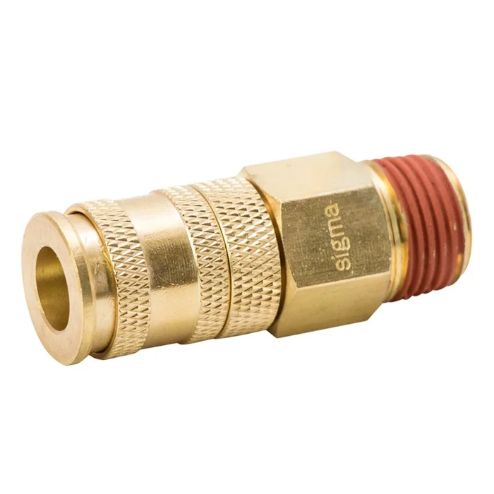 З'єднання швидкознімне посилене з фіксатором MT 1/2" (латунь) SIGMA (7021631) Назва для продажу: