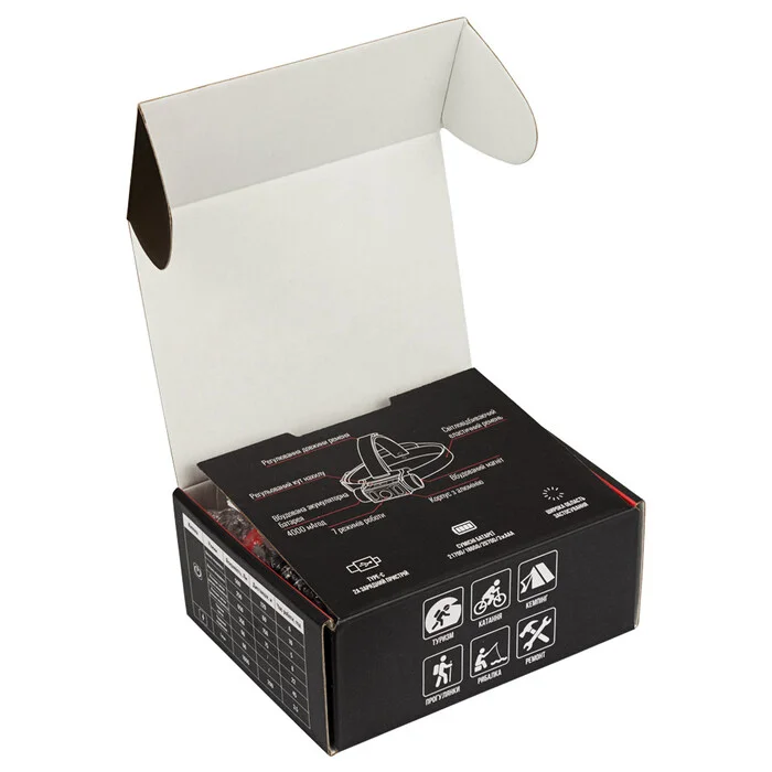 LED ліхтар налобний акумуляторний ULTRA 1000 Лм Li-ion 21700 4000 мАг (5390032)