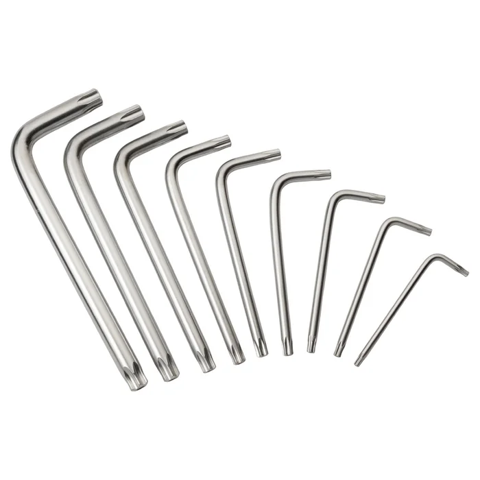 Набір ключів TORX SIGMA 9 шт T10-T50, CrV, короткі з отвором (4022211)