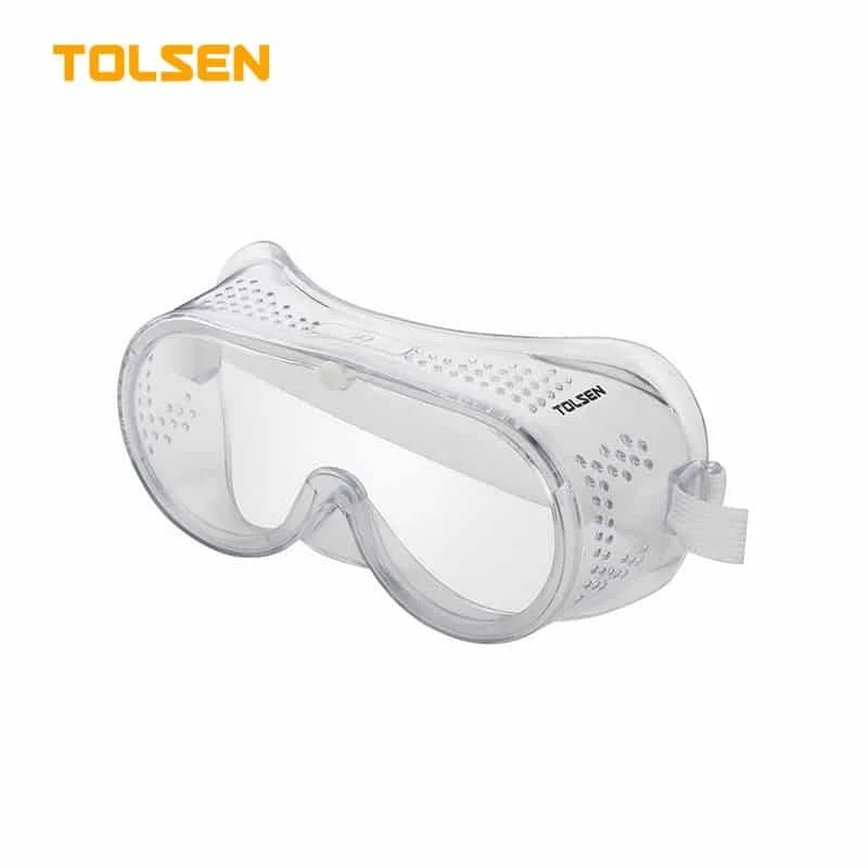 Окуляри захисні закриті Tolsen 45074 (полікарбонат/ПВХ, прозорі)