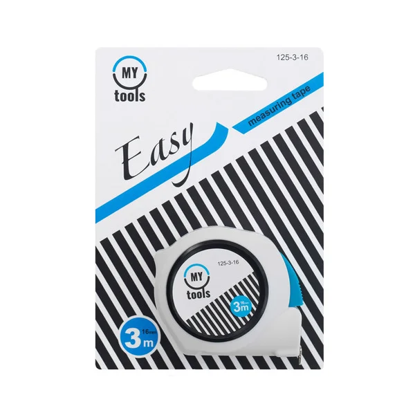 Рулетка вимірювальна MyTools Easy 3 м х 16 мм (125-3-16)