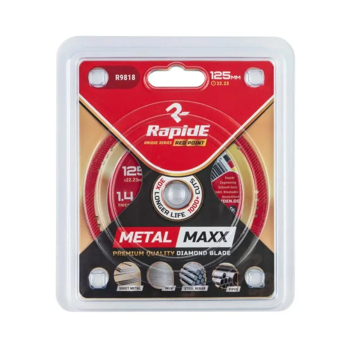 Диск алмазний RapidE METAL MAXXX 125 мм (по металу, вакуумна пайка) (НФ-00000981)