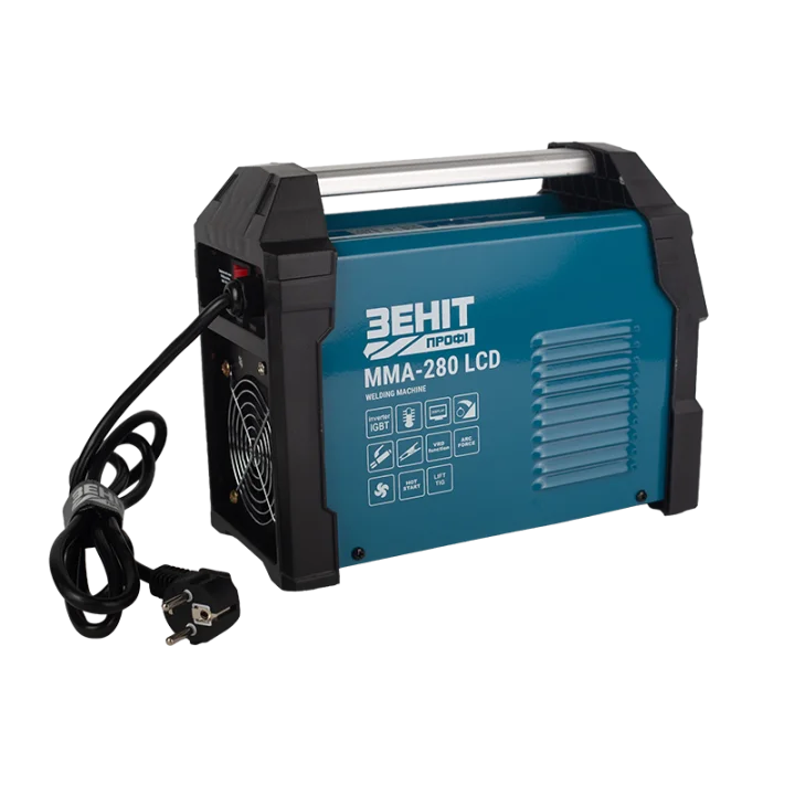 Зварювальний інвертор Зеніт Профі ММА-280 LCD 280 А