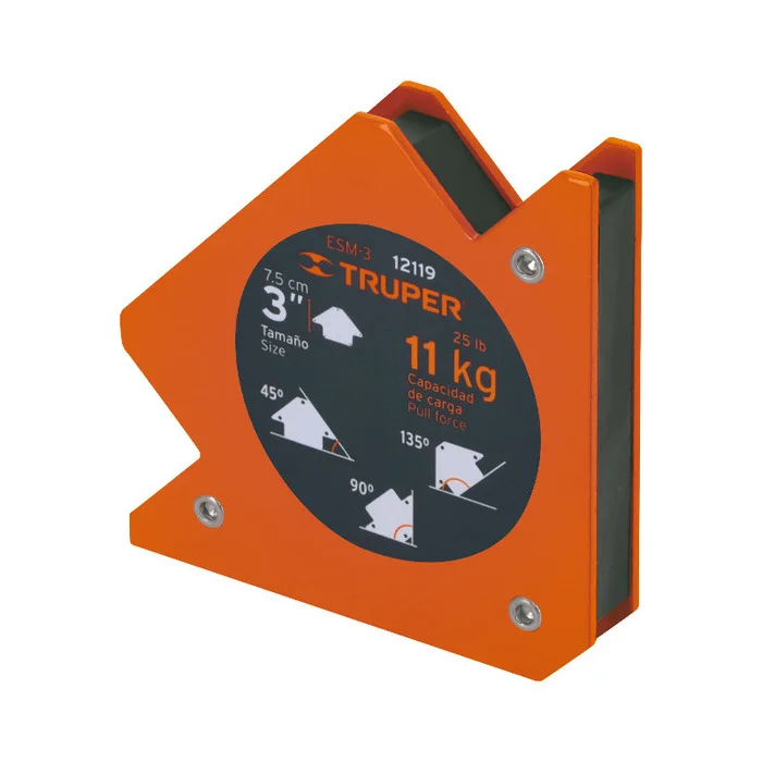 Кутник магнітний для зварювання Truper ESM-3 до 11 кг (45°, 90°, 135°)