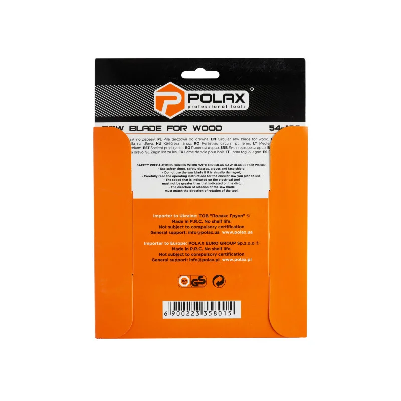 Диск пильний Polax по дереву з твердосплавними напайками 150x22.2/20, 28Т (54-138)