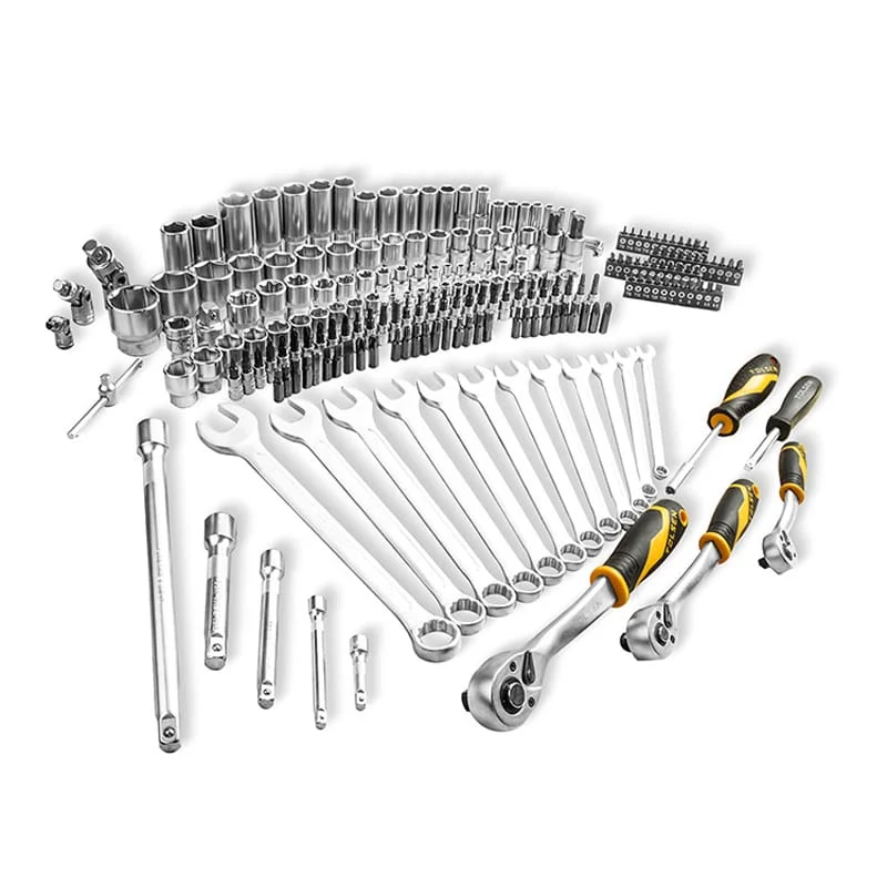 Набір інструментів Tolsen 216 шт. 1/4" + 3/8" + 1/2" CrV + S2 у кейсі (15147)