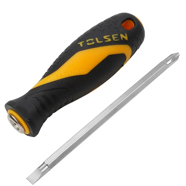 Викрутка двостороння зі змінними насадками PH2 + SL6 Tolsen (20042)