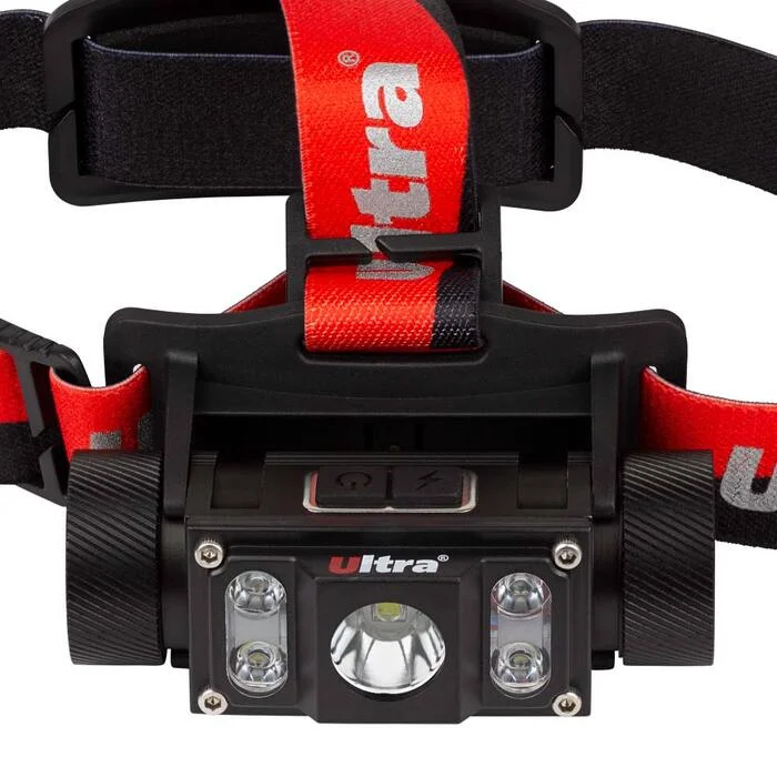 LED ліхтар налобний акумуляторний ULTRA 1000 Лм Li-ion 21700 4000 мАг (5390032)