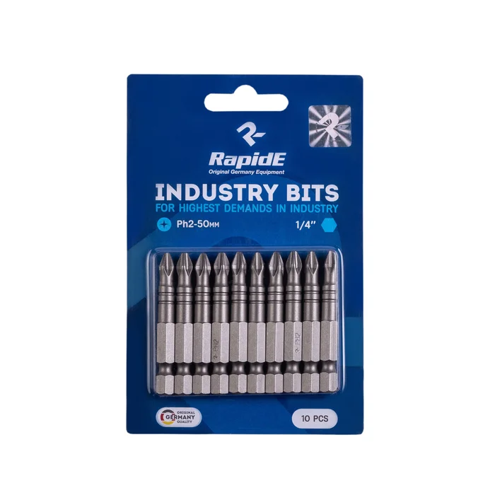 Біта RapidE industrial bits ACR PH2 50 мм, 10 шт (НФ-00000374)