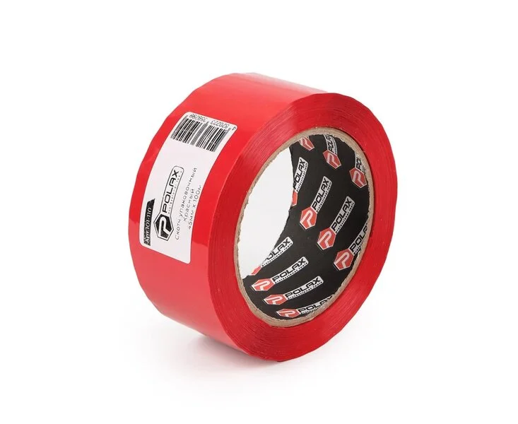 Скотч упаковочний червоний Polax 45 мм х 100 м (101-110)