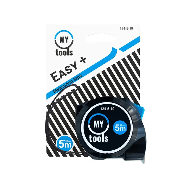 Рулетка вимірювальна MyTools Easy+ 5 м х 19 мм (124-5-19)