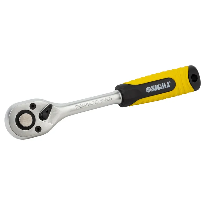 Ключ-тріскачка 1/2" 250 мм 72T CrV Sigma (6050011)