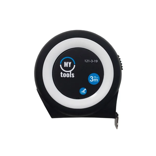 Рулетка вимірювальна MyTools Black Edition 3 м х 19 мм (121-3-19)