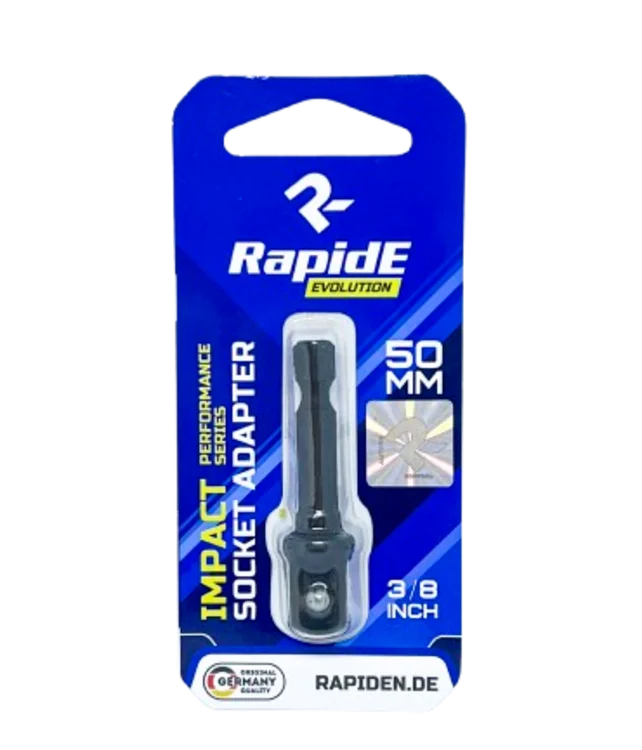 Адаптер-перехідник RapidE IMPACT 1/4" на квадрат 1/2" 50 мм (НФ-00002067)