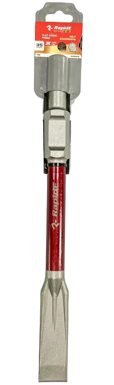 Зубило плоске (лопатка) RapidE Red Point HEX 30×400 мм, ширина 35 мм (НФ-00001786)