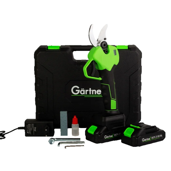 Акумуляторний секатор Gartner GCP-2130 BL, 21 В, 30 мм, 2 акумулятори