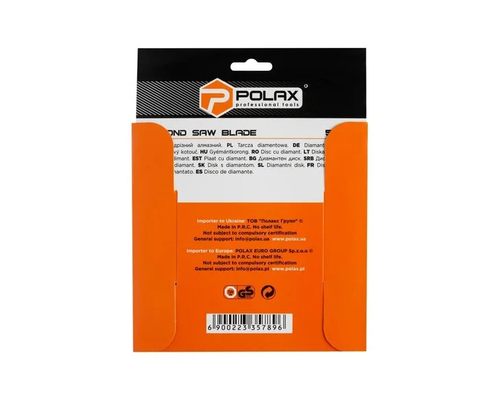 Диск алмазний сегментований Polax 180 мм (54-126)