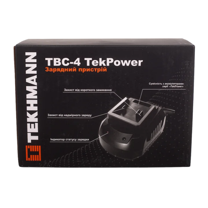 Зарядний пристрій Tekhmann TBC-4 20В 4А TekPower (854611)