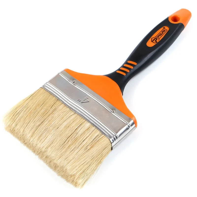 Пензель флейцевий Polax Elite 4" професійний – змішаний ворс для фарбування