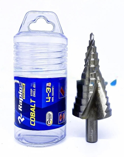 Свердло ступінчасте кобальтове по металу RapidE STEP DRILL 4-52 мм (НФ-00001658)