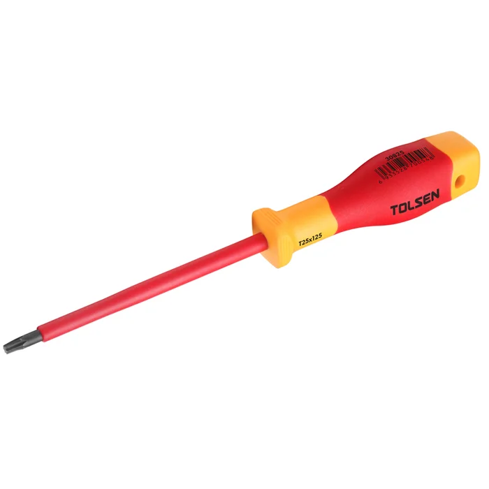 Викрутка діелектрична VDE Tolsen Premium TORX T15×80 мм, 1000 В, сталь S2 (V30815)