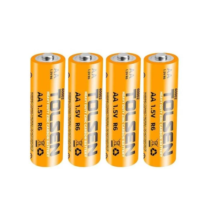 Батарейки Tolsen AAA Heavy Duty Zinc Carbon (сольові, важкого навантаження) (60001)