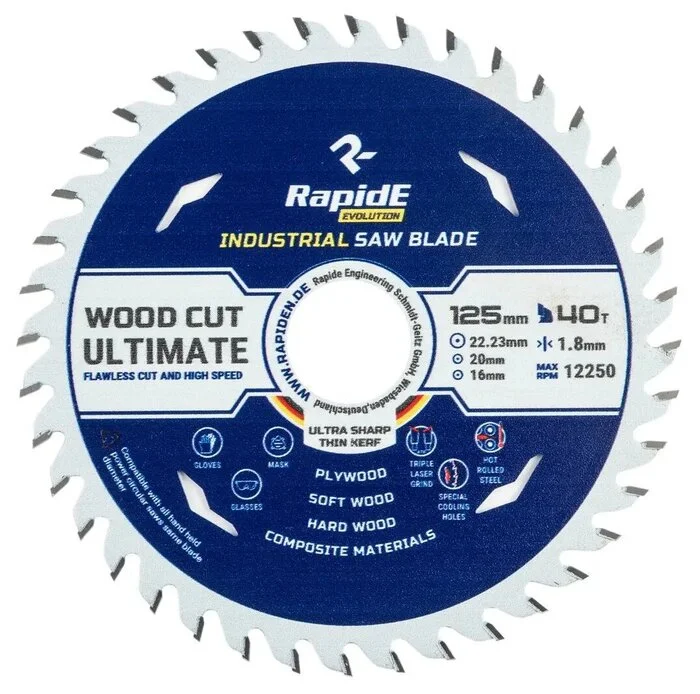 Пиляльний диск RapidE 190 мм x 30 мм x 54T LAMINATE (НФ-00001030)