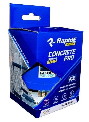 Алмазна коронка по залізобетону Ø82 мм SDS+ RapidE CONCRETE PRO (НФ-00001434)