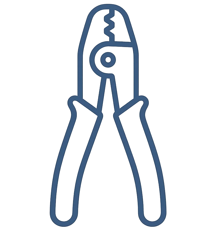 Інструмент для обтиску клем, конекторів