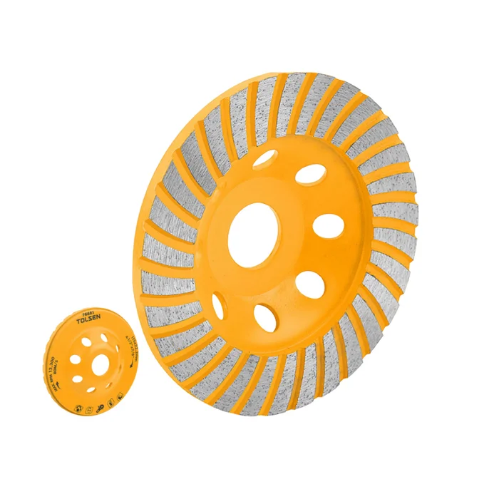 Алмазний шліфувальний диск (чашка) TOLSEN Turbo Segmented 100 мм по бетону, граніту, каменю