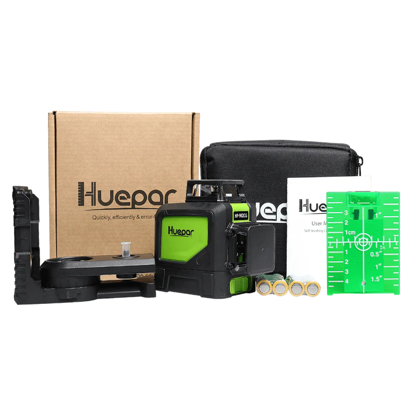 Лазерний рівень Huepar 902CG 2D 8 ліній (902CG)
