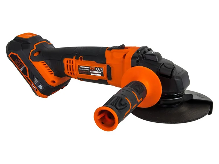 Шліфмашина кутова акумуляторна Tekhmann TAG-125/i20 kit (АКБ 4 Ач + ЗУ) 848392