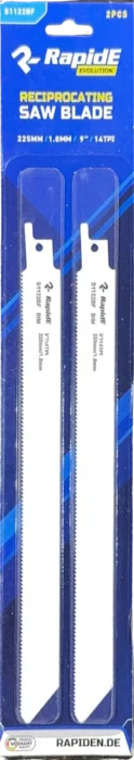 Полотно для сабельних пил RapidE S1122BF (бі-метал, 225 мм, крок 1.8 мм) НФ-00001299