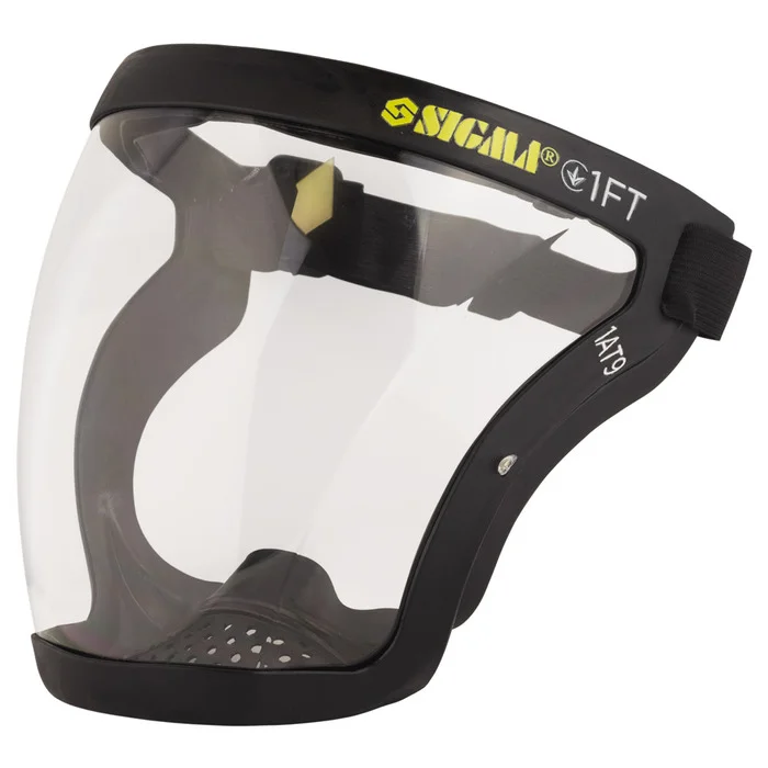 Щиток захисний лицьовий Sigma 9412661 (прозорий з кріпленням на голову)