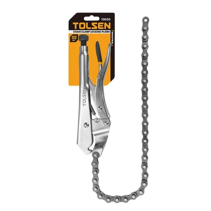 Кліщі затискні ланцюгові TOLSEN 460 мм (10050)