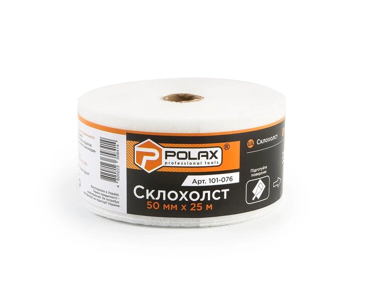 Стрічка зі скловолокна Polax 50 мм х 25 м (101-076)