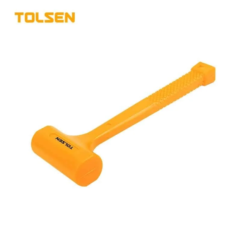 Киянка без відскоку TOLSEN Dead Blow 900 г (2 lb), PVC бойки, 25040