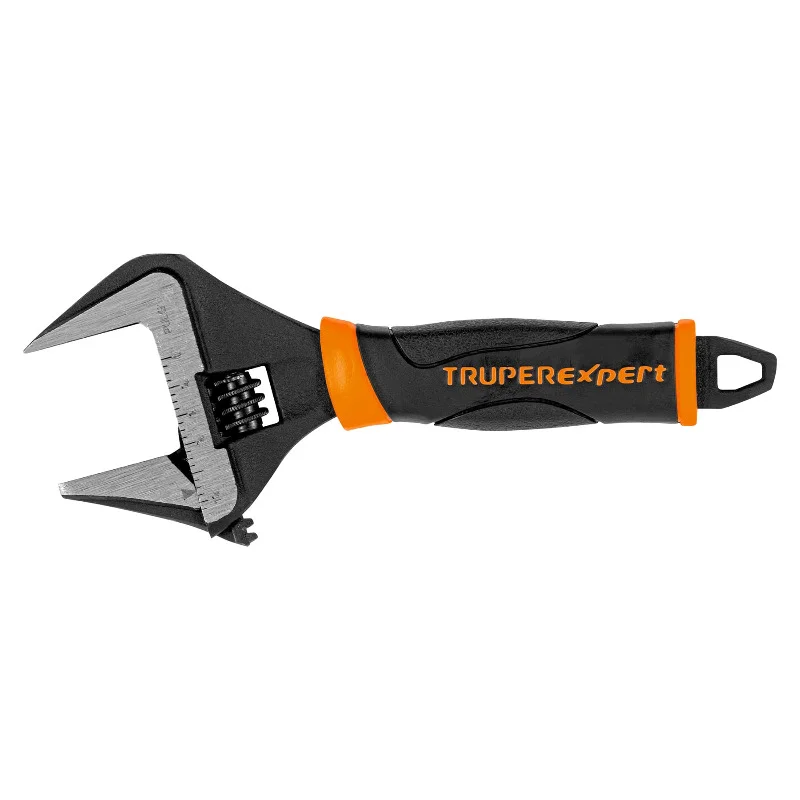 Ключ розвідний Truper Expert PET-6XA 150 мм (6") широка паща Comfort Grip