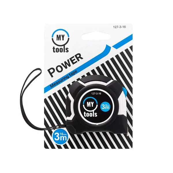 Рулетка вимірювальна MyTools Power 3 м х 16 мм (127-3-16)