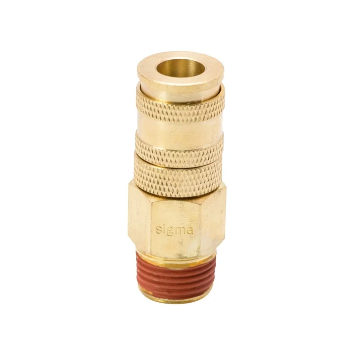 З'єднання швидкознімне посилене з фіксатором MT 1/2" (латунь) SIGMA (7021631) Назва для продажу: