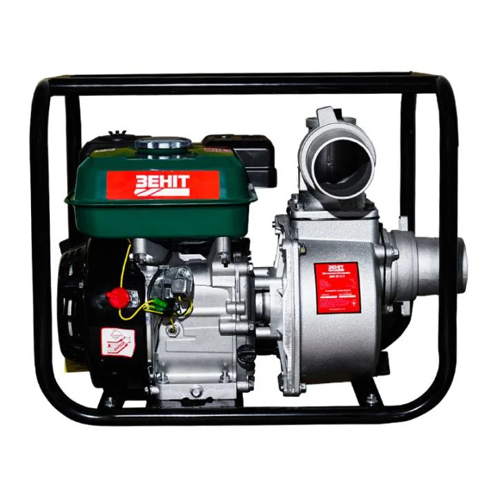 Мотопомпа бензинова Зеніт ЗМП-80 v2.0 6.5 к.с. Hmax 28 м Qmax 60 м³/год (4-тактна, 853424)