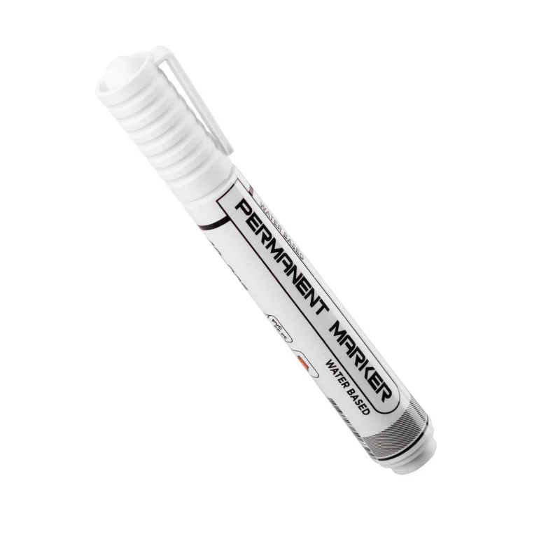 Маркер білий Polax 4 мм перманентний – для розмітки на темних поверхнях