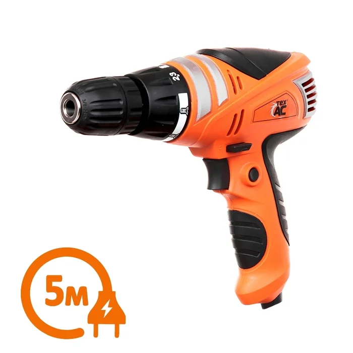 Шуруповерт мережевий ТехАС ТА-01-105 550 Вт