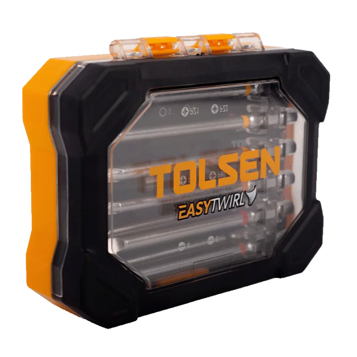 Набір біт Tolsen 1/4" 10 шт + адаптер, 11 предметів (20375)