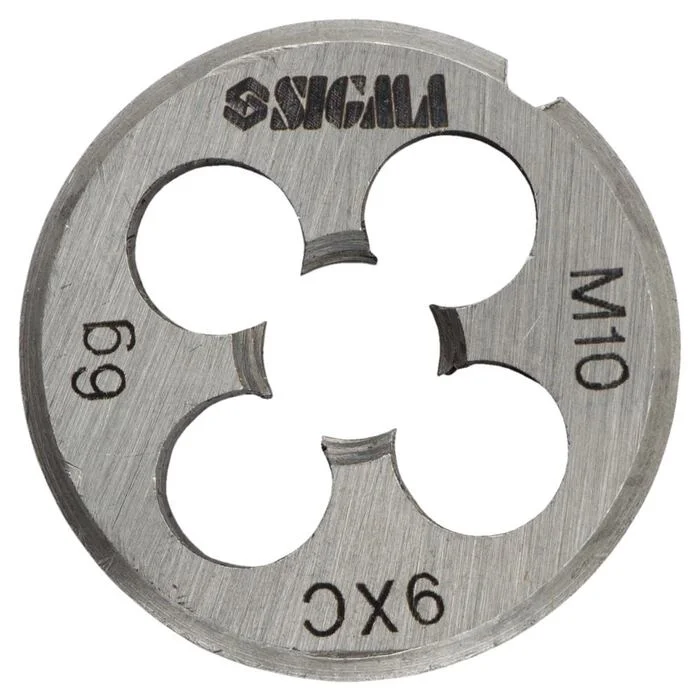 Плашка Sigma М10 х 1.5 мм для нарізання різьби (1604281)