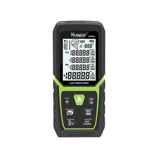 Лазерний далекомір Huepar LM50A 50 м (акумуляторний)