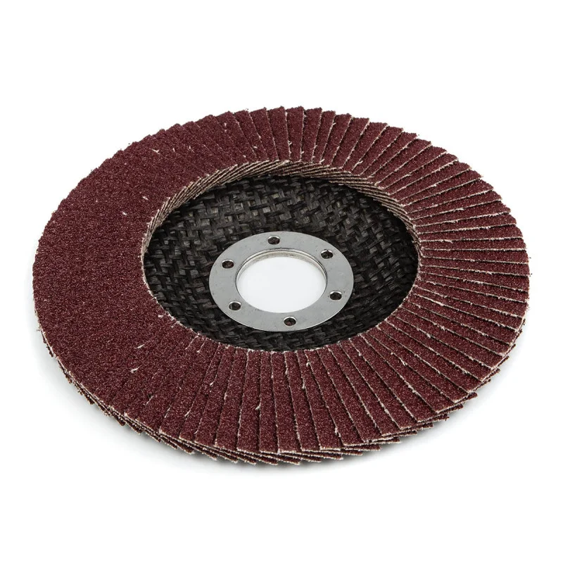 Круг пелюстковий торцевий Polax STANDARD 125×22 мм, K100, електрокорунд (54-005)