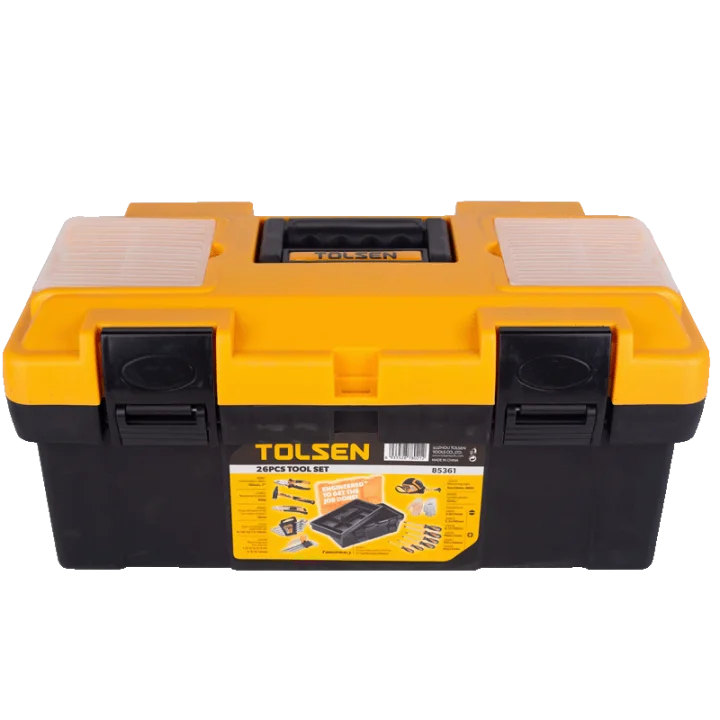 Набір інструментів Tolsen 26 шт. у пластиковому кейсі (85361)